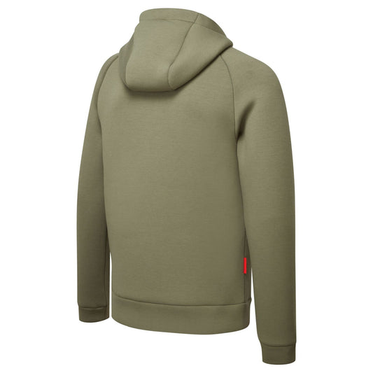 Portwest DX4 Werkkleding Hoodie DX472 rits contrastkleur mosgroen(MO)