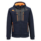 Portwest DX4 Werkkleding Hoodie DX472 rits contrastkleur donker marineblauw(NV)