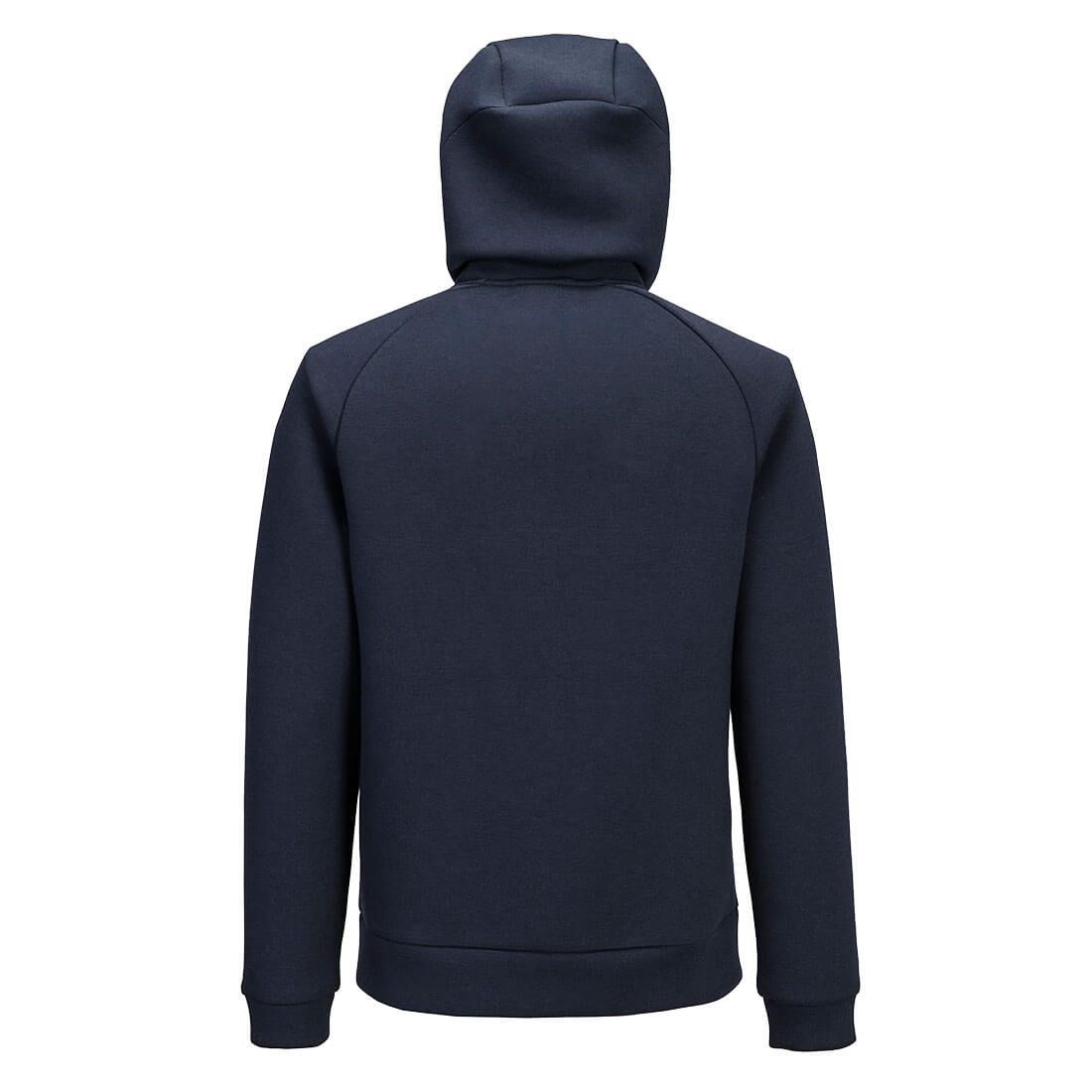 Portwest DX4 Werkkleding Hoodie DX472 rits contrastkleur donker marineblauw(NV)
