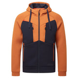 Portwest DX4 Werkkleding Hoodie DX472 rits contrastkleur roest(RU)