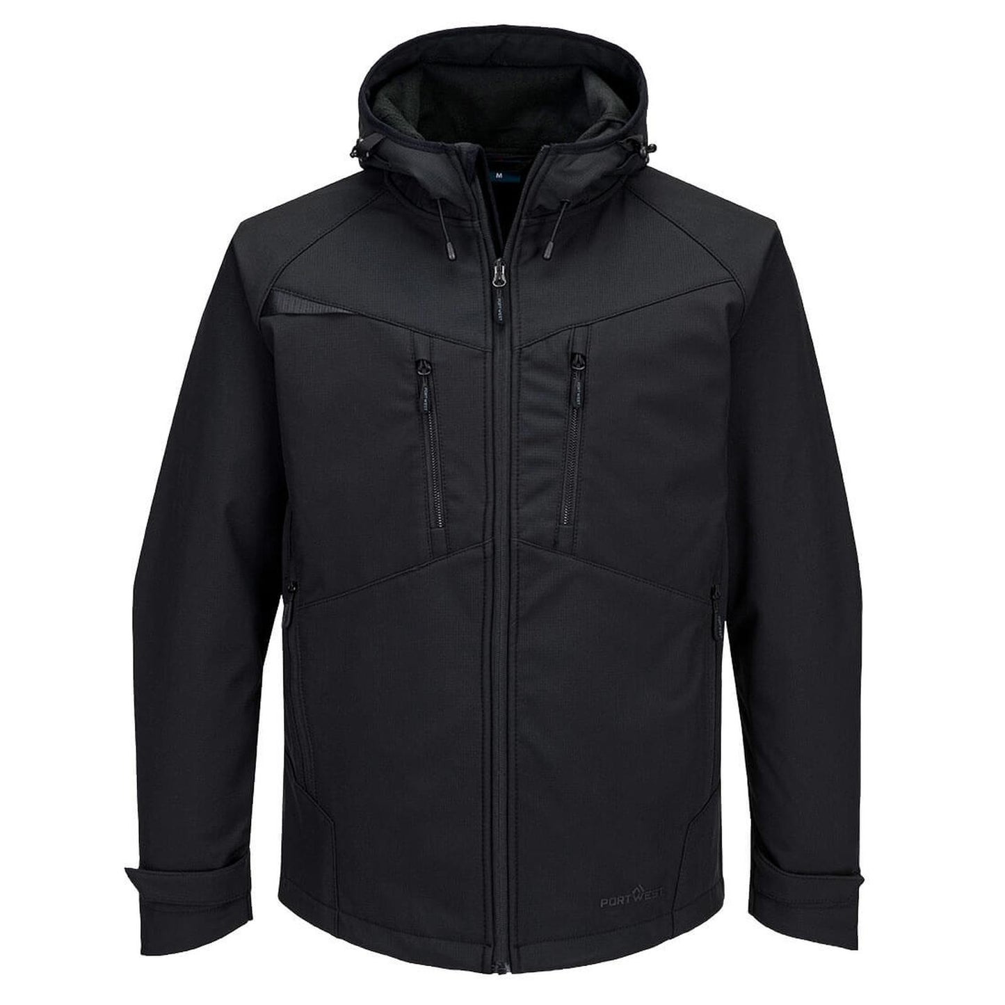 Portwest DX4 Bescherming Tegen Alle Weersomstandigheden Jack DX474 (3L) Softshell waterafstotend ademend winddicht Volledig zwart(AB)