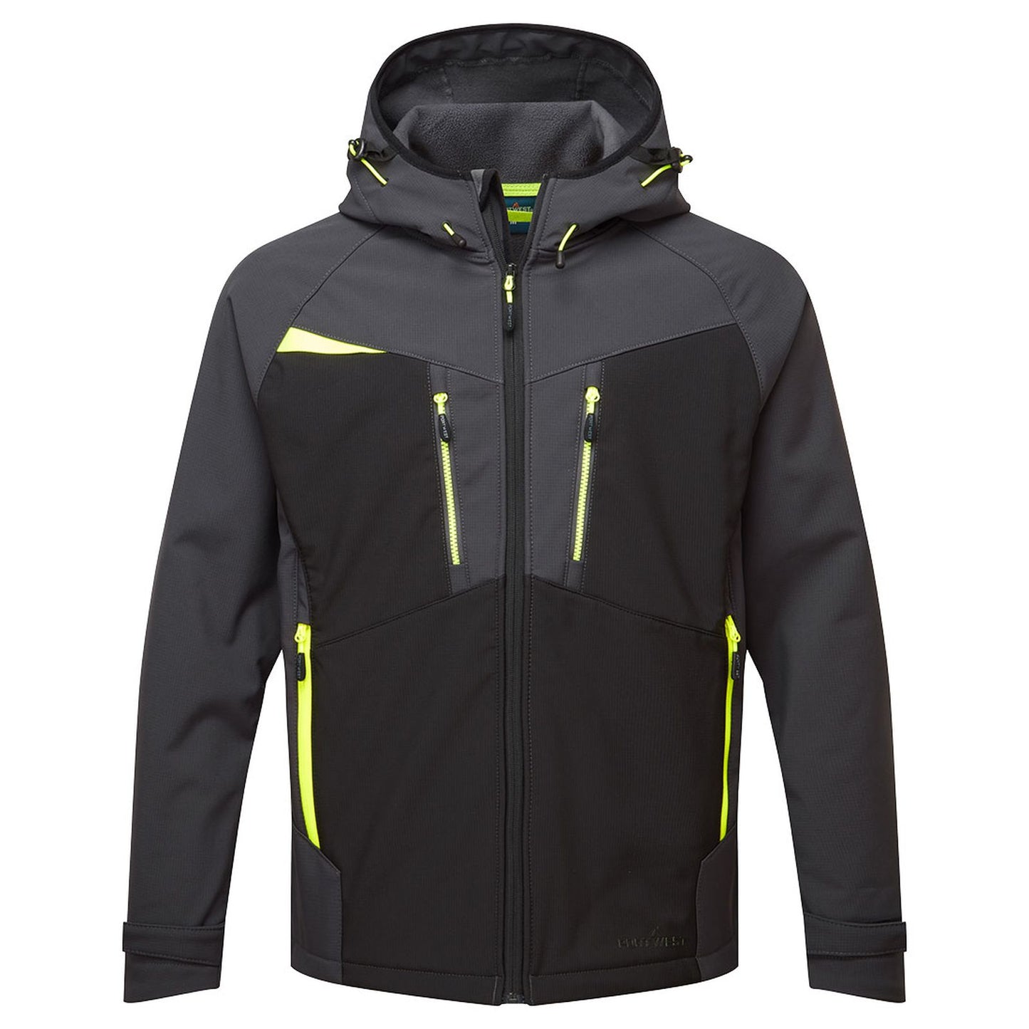 Portwest DX4 Alle Weersomstandigheden Jack DX474 (3L) Softshell waterafstotend ademend winddicht metaalgrijs(MG)