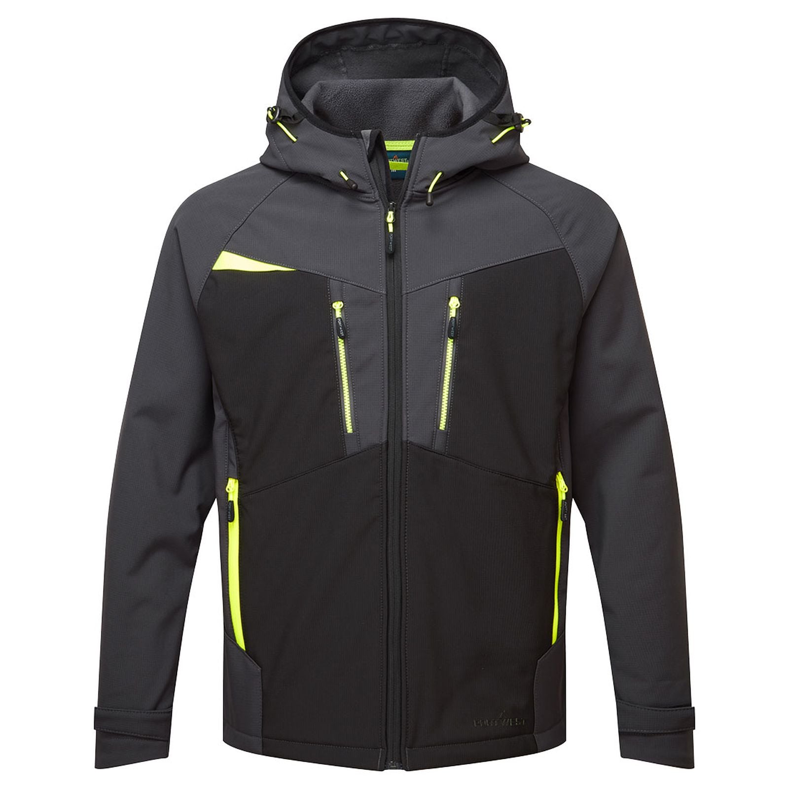 Portwest DX4 Alle Weersomstandigheden Jack DX474 (3L) Softshell waterafstotend ademend winddicht metaalgrijs(MG)