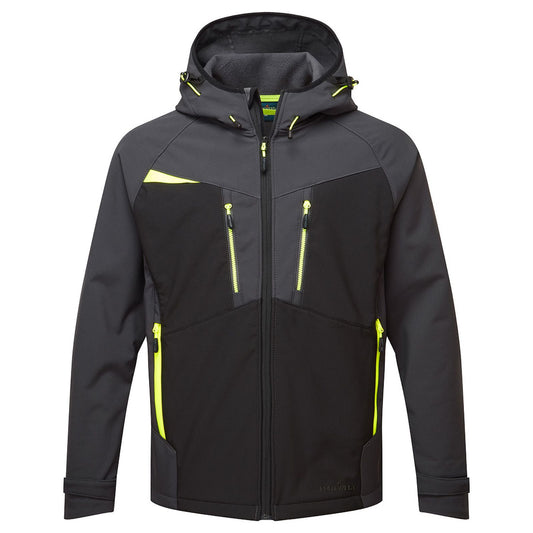Portwest DX4 Alle Weersomstandigheden Jack DX474 (3L) Softshell waterafstotend ademend winddicht metaalgrijs(MG)