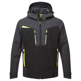 Portwest DX4 Alle Weersomstandigheden Jack DX474 (3L) Softshell waterafstotend ademend winddicht metaalgrijs(MG)