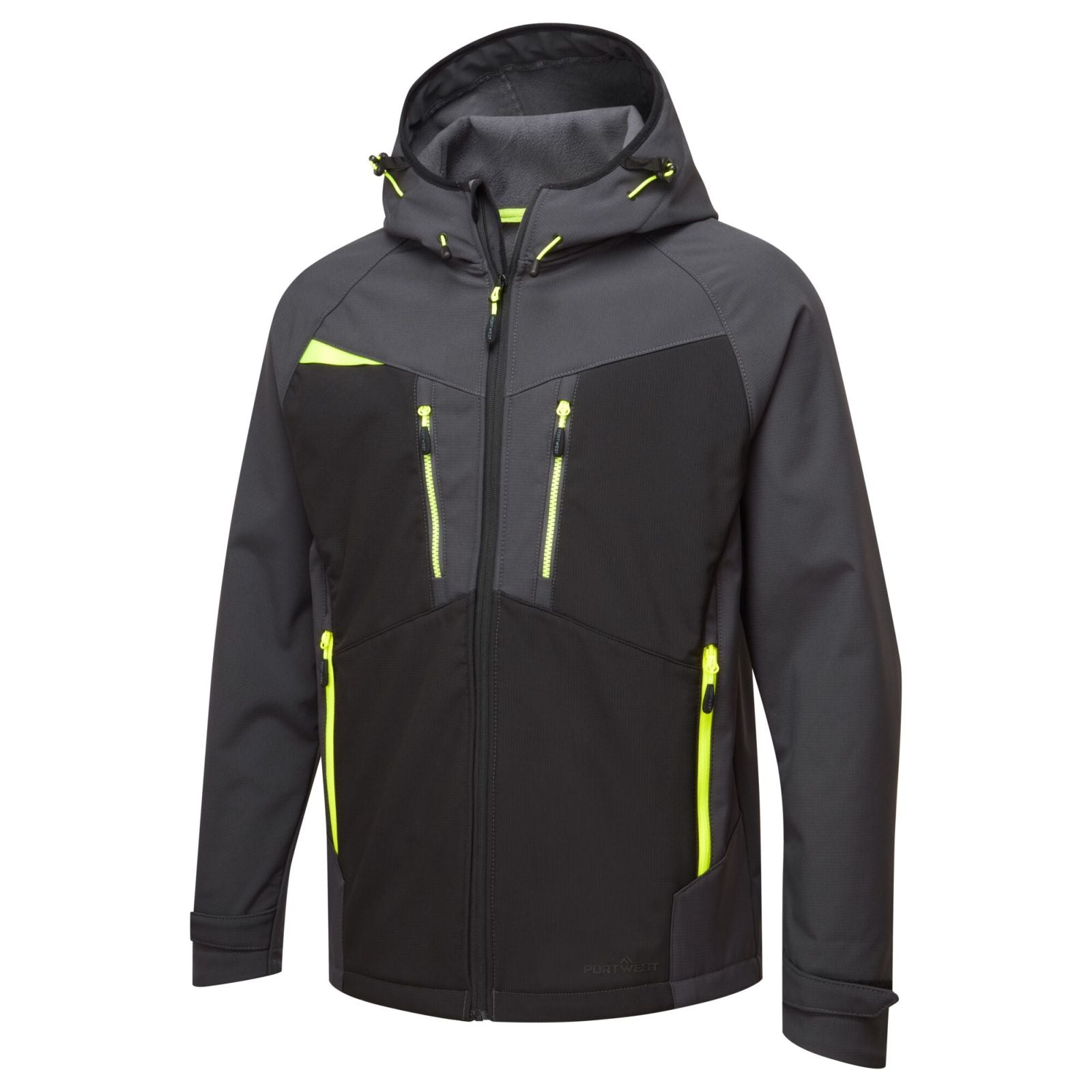 Portwest DX4 Alle Weersomstandigheden Jack DX474 (3L) Softshell waterafstotend ademend winddicht metaalgrijs(MG)