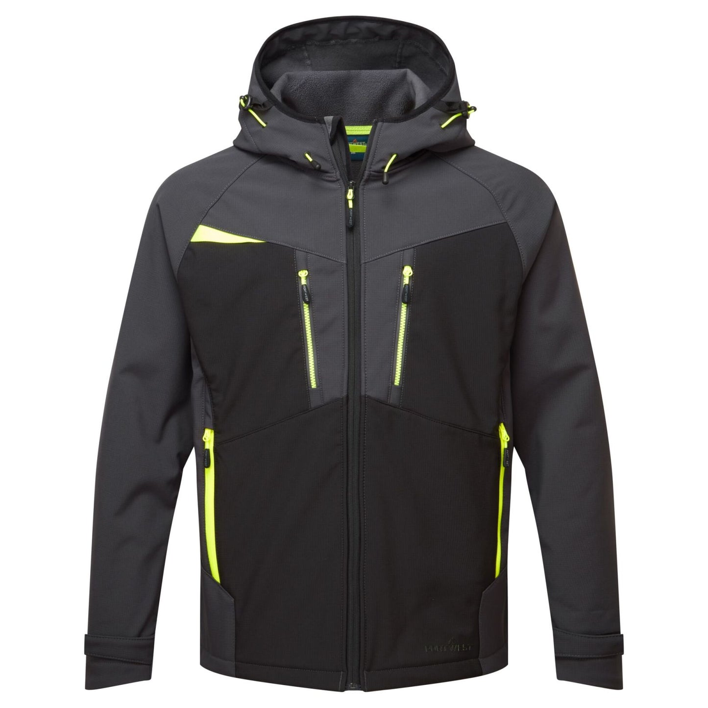 Portwest DX4 Alle Weersomstandigheden Jack DX474 (3L) Softshell waterafstotend ademend winddicht metaalgrijs(MG)