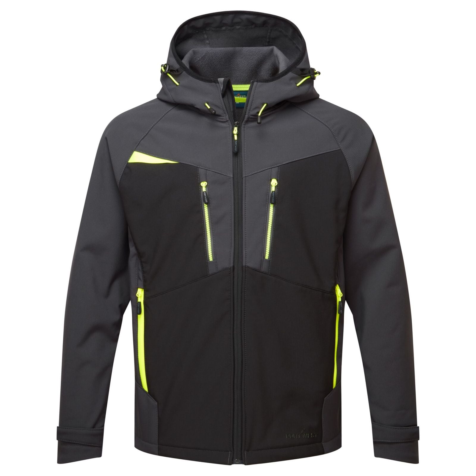 Portwest DX4 Alle Weersomstandigheden Jack DX474 (3L) Softshell waterafstotend ademend winddicht metaalgrijs(MG)