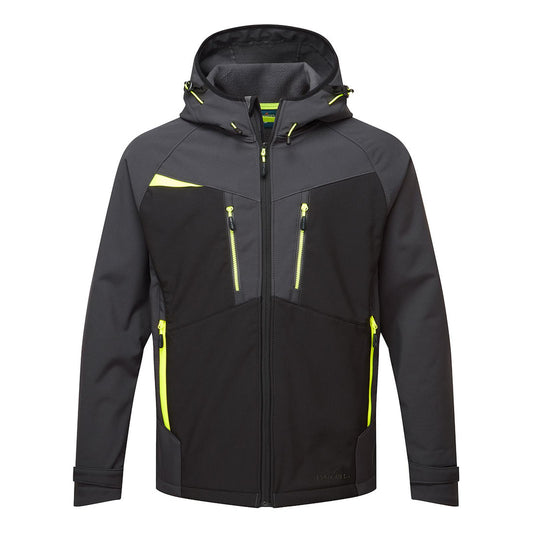 Portwest DX4 Bescherming Tegen Alle Weersomstandigheden Jack DX474 (3L) Softshell waterafstotend ademend winddicht metaalgrijs(MG)