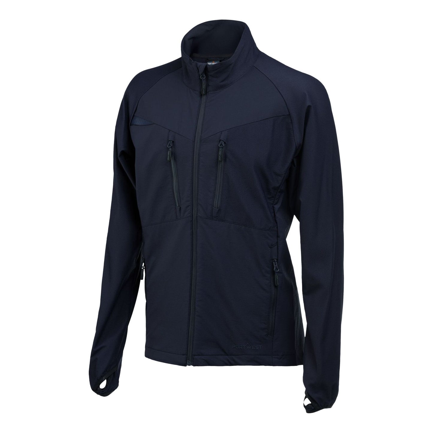 Portwest DX4 Werkkleding Jas DX480 Zip Base Layer Top Volledig marineblauw(AN)
