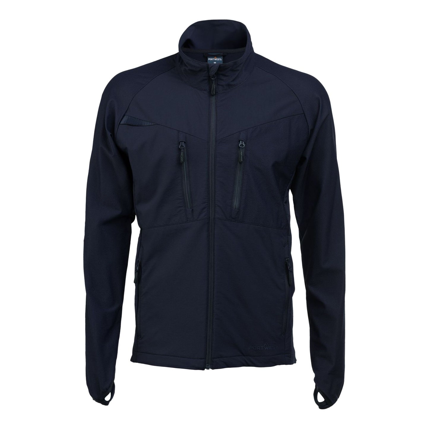 Portwest DX4 Werkkleding Jas DX480 Zip Base Layer Top Volledig marineblauw(AN)