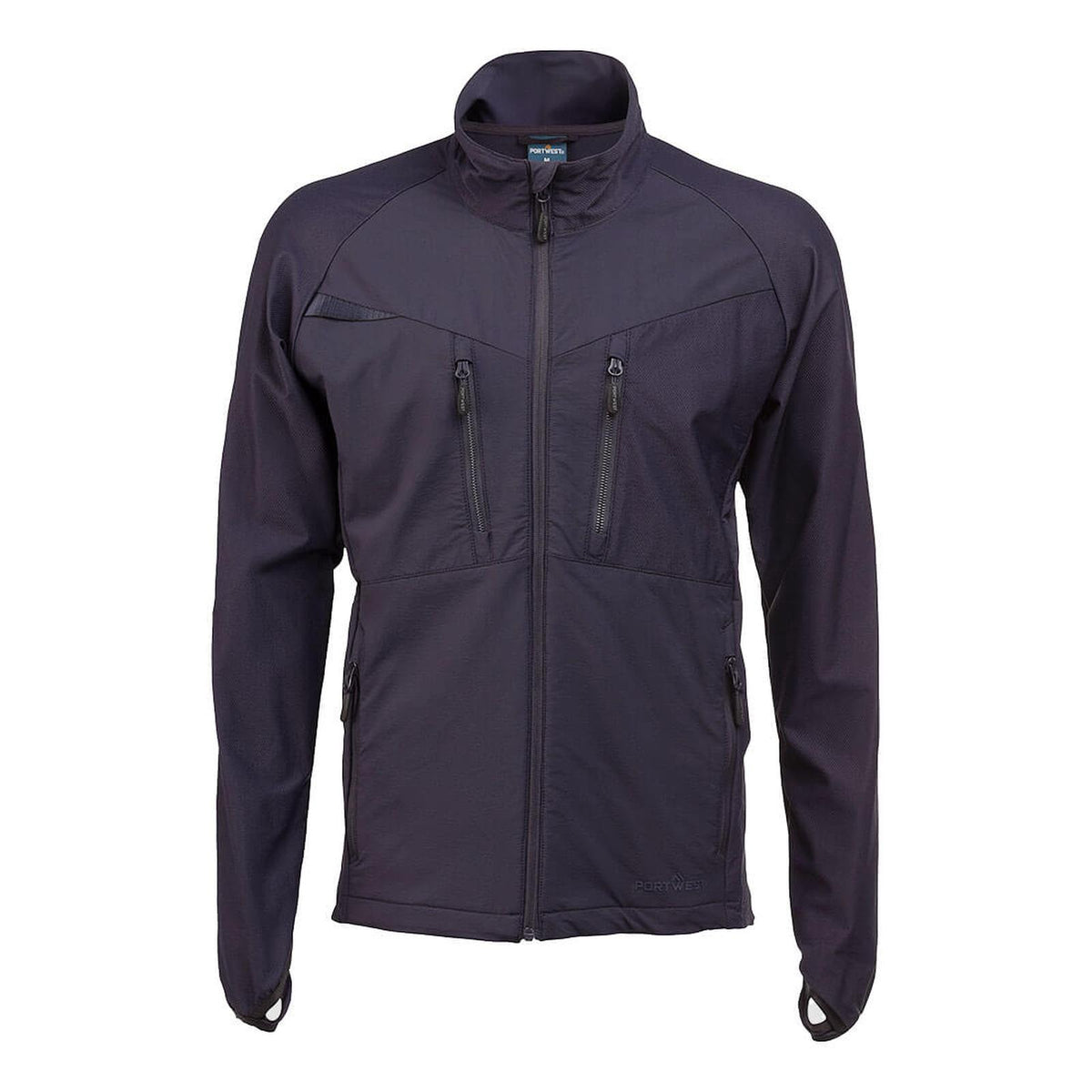 Portwest DX4 Werkkleding Jas DX480 Zip Base Layer Top Volledig marineblauw(AN)