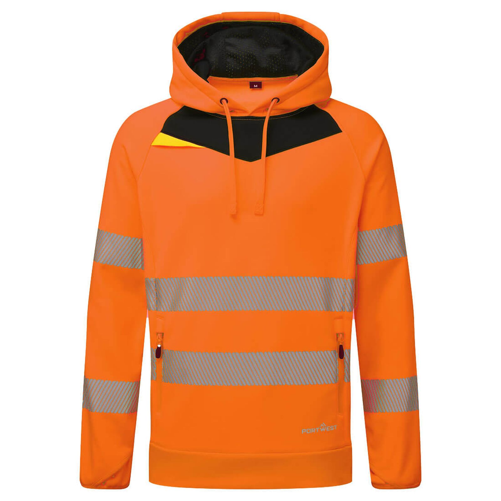 Portwest DX4 Hi-Vis Hoodie DX483 HiVisTex Pro oranje-zwart(OB)