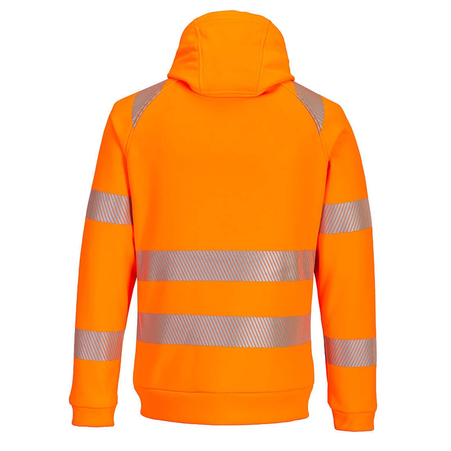 Portwest DX4 Hoge zichtbaarheid Hoodie DX484 Hi-Vis rits oranje-zwart(OB)