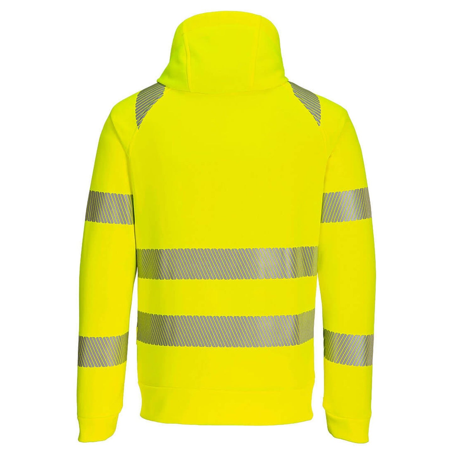 Portwest DX4 Hoge zichtbaarheid Hoodie DX484 Hi-Vis rits geel-zwart(YB)