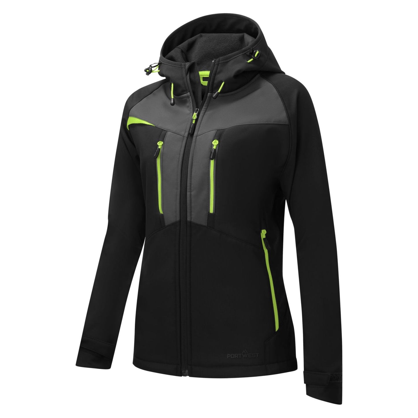 Portwest DX4 Werkkleding Jassen DX486  (3L) dames softshell zwart(BK)