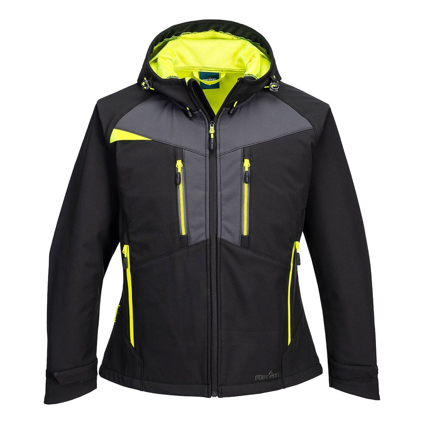 Portwest DX4 Werkkleding Jassen DX486  (3L) dames softshell zwart(BK)