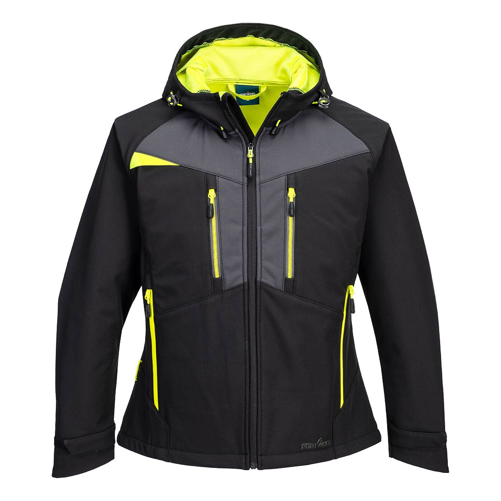 Portwest DX4 Werkkleding Jassen DX486  (3L) dames softshell zwart(BK)