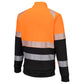 Portwest DX4 Hoge zichtbaarheid Sweatshirt DX490 Hi-Vis klasse 1 rits oranje-zwart(OB)