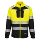 Portwest DX4 Hoge zichtbaarheid Sweatshirt DX490 Hi-Vis klasse 1 rits geel-zwart(YB)