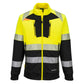 Portwest DX4 Hoge zichtbaarheid Sweatshirt DX490 Hi-Vis klasse 1 rits geel-zwart(YB)