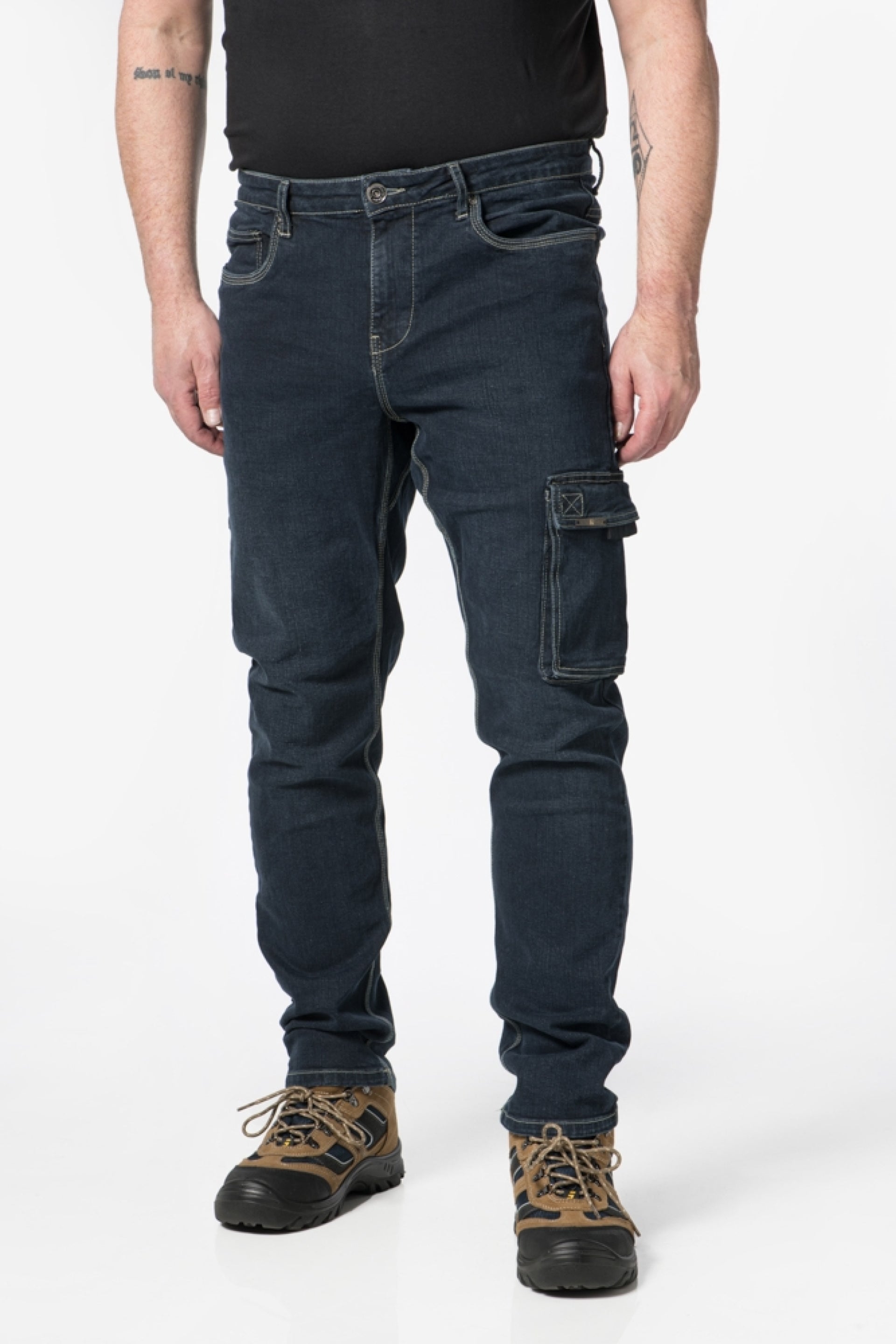 Brams Paris Never out of stock Jeans Broeken David R12 Stretch middenblauw-denim(001)