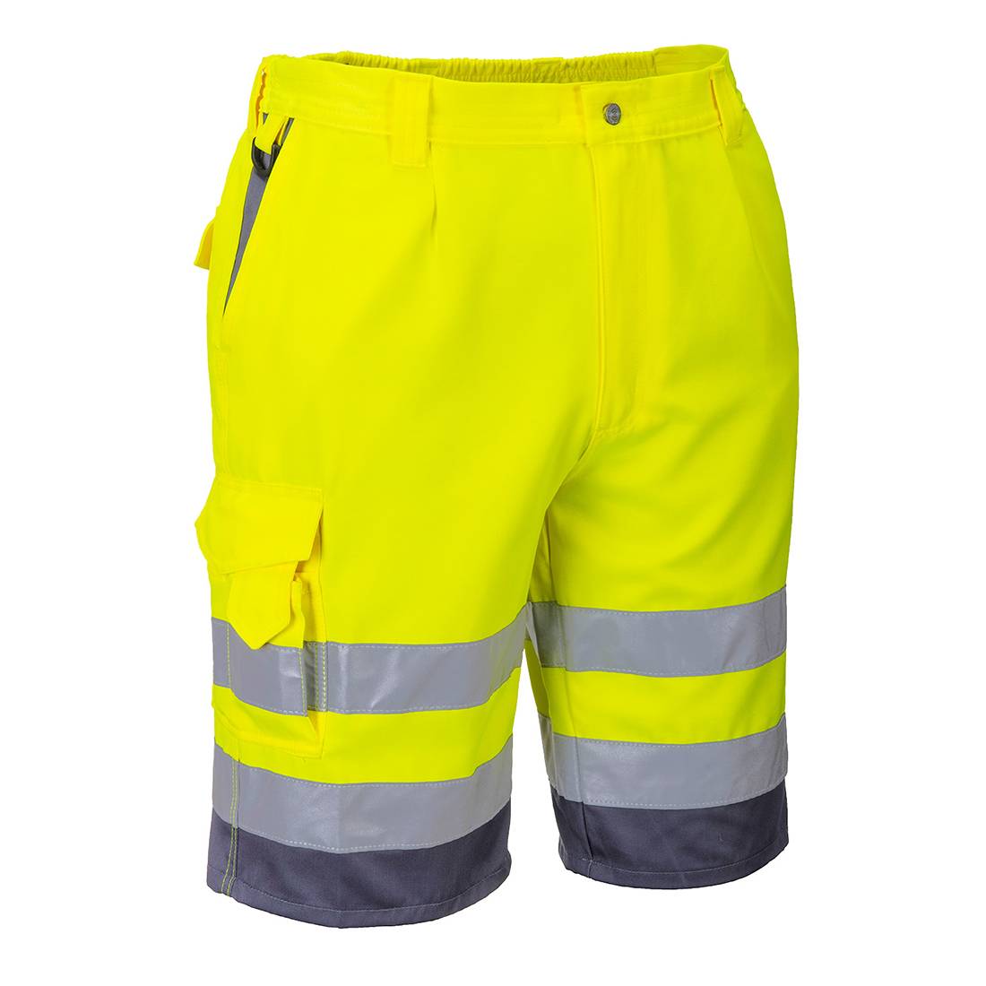 Portwest Broeken E043 HiVis UPF50+ UV geel-grijs(YG)