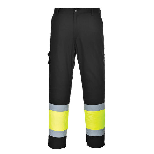Portwest Broeken E049 geel-zwart(YB)