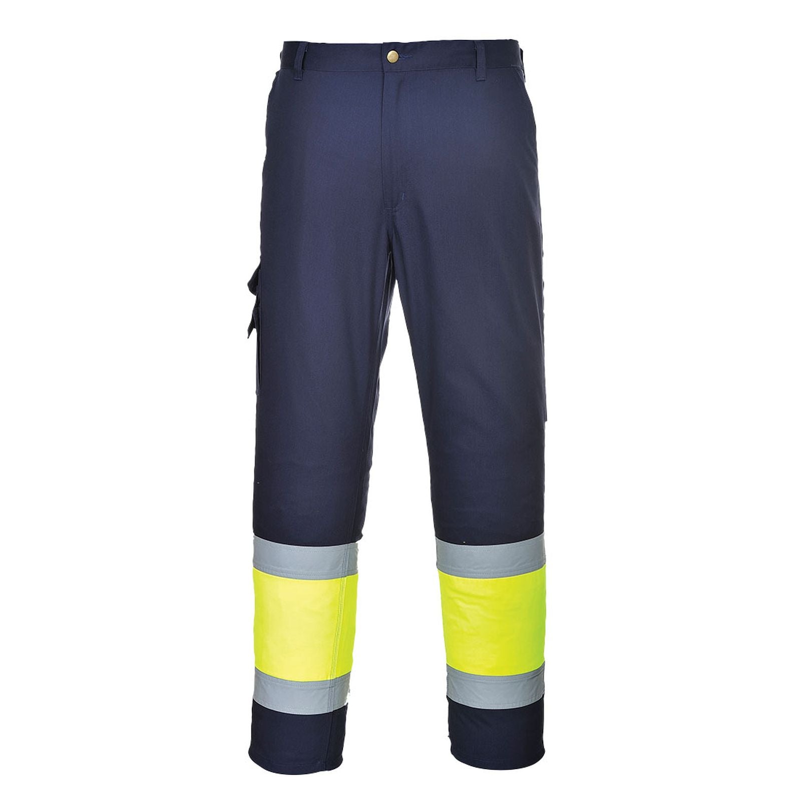 Portwest Broeken E049 geel-marineblauw(YN)