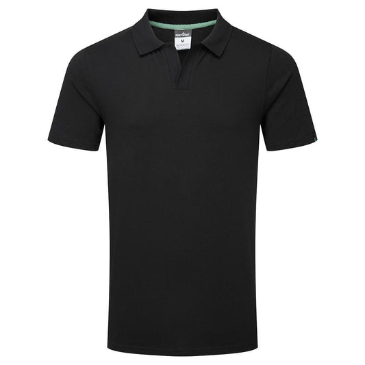 Portwest Planeet Poloshirt EC210 organisch katoen recyclebaar zwart(BK)
