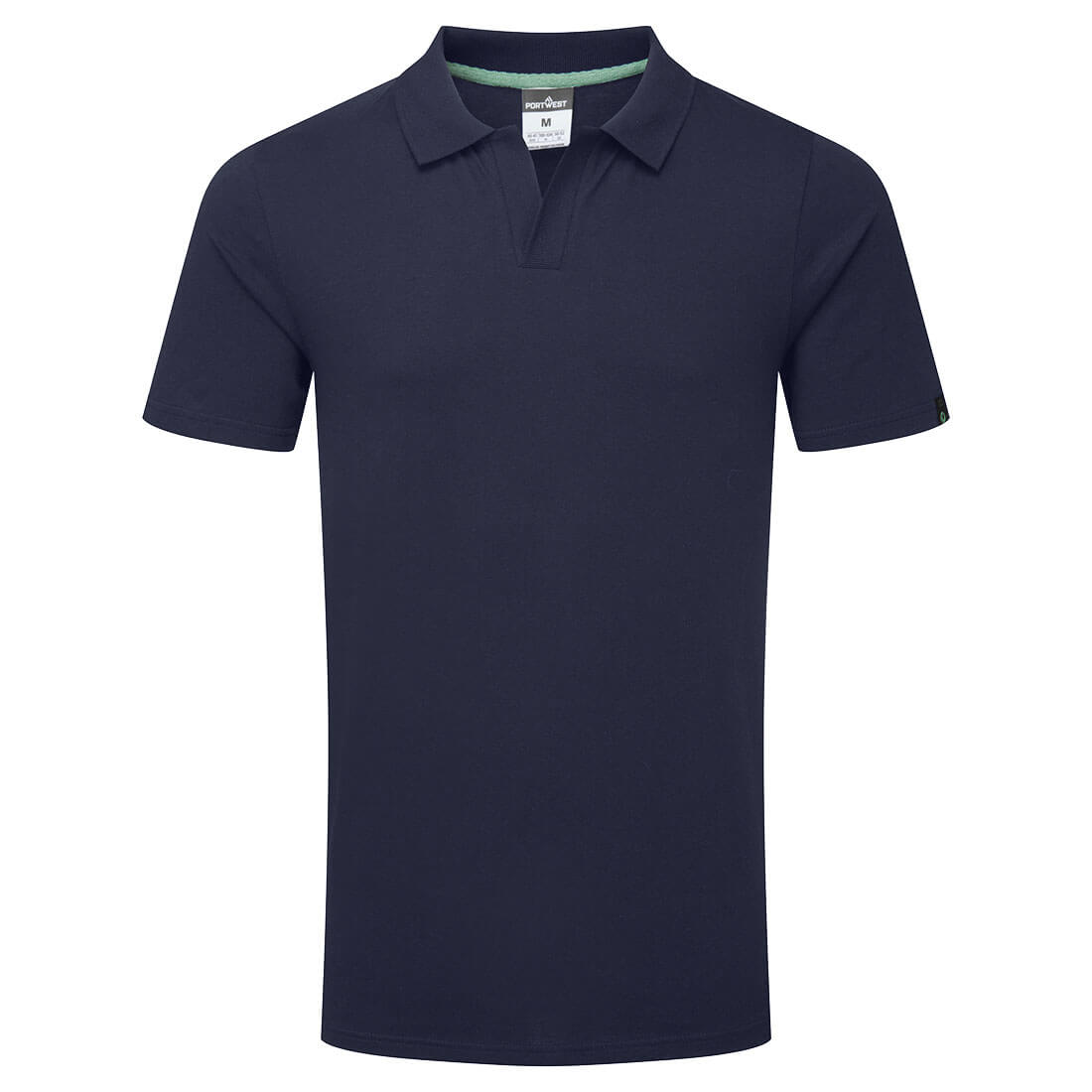 Portwest Planet Werkkleding Poloshirt EC210 Recyclebaar biologisch katoen donker marineblauw(NV)