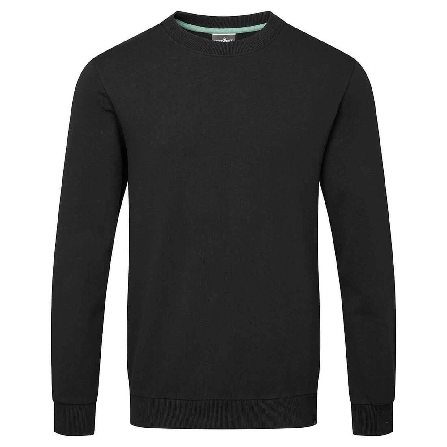 Portwest Planeet Sweatshirt EC300 organisch katoen recyclebaar zwart(BK)