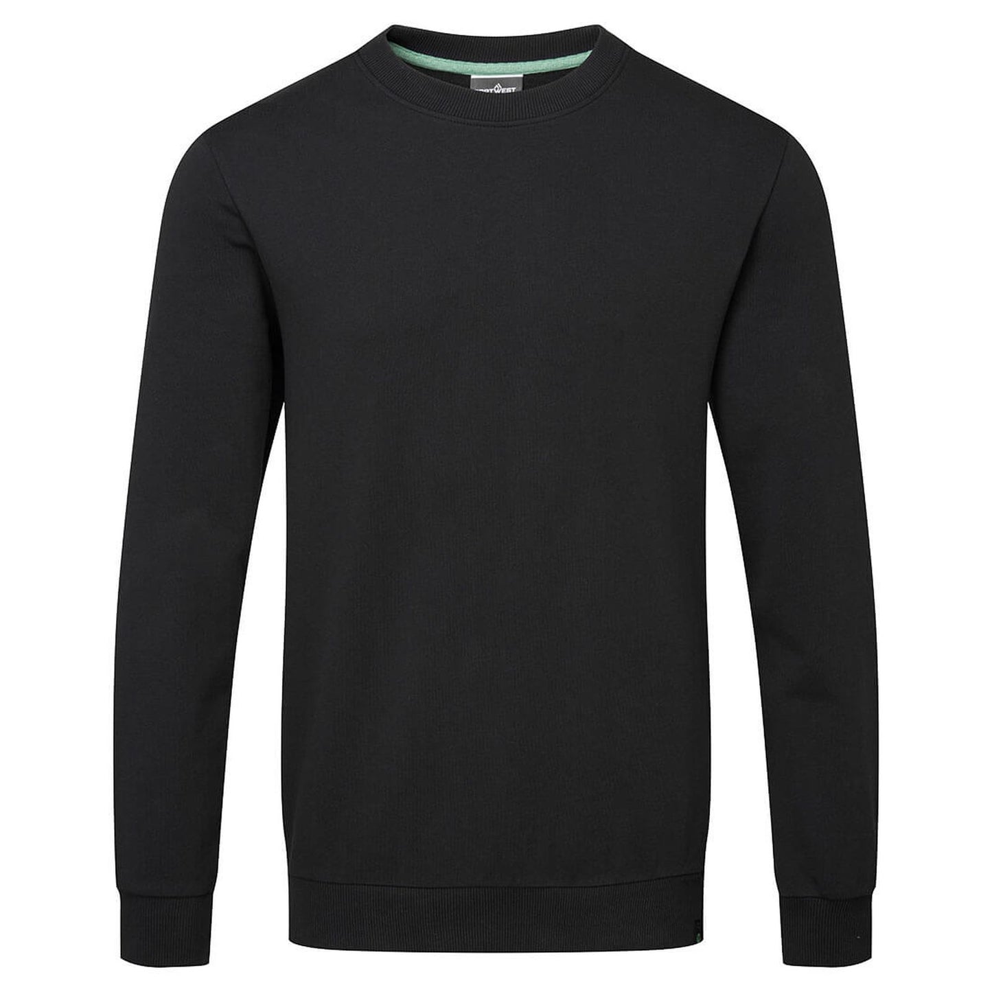 Portwest Planeet Sweatshirt EC300 organisch katoen recyclebaar zwart(BK)