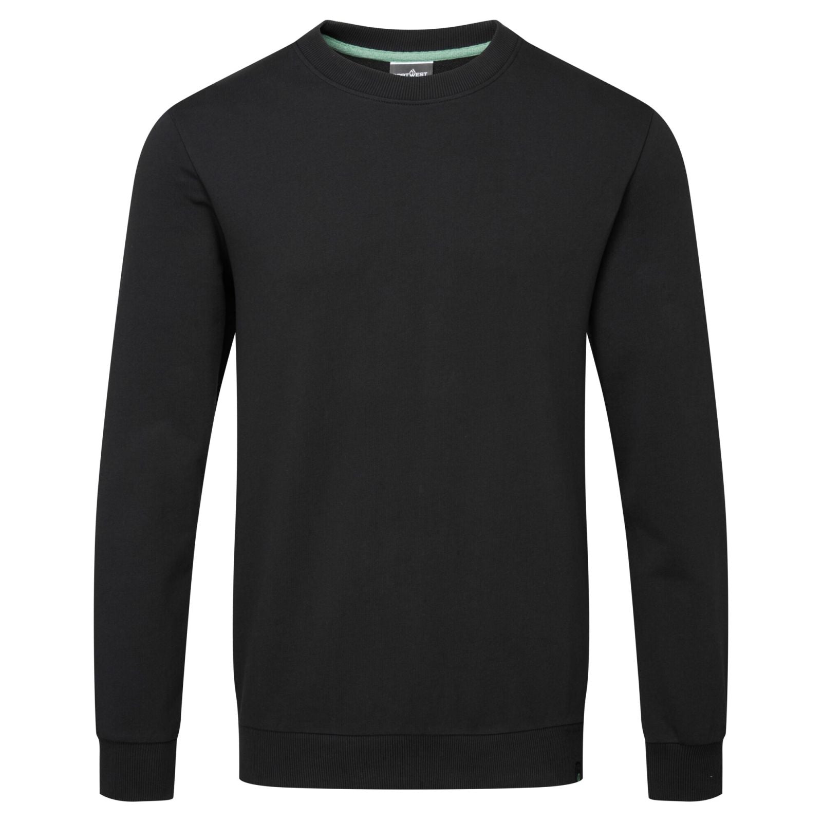 Portwest Planeet Sweatshirt EC300 organisch katoen recyclebaar zwart(BK)