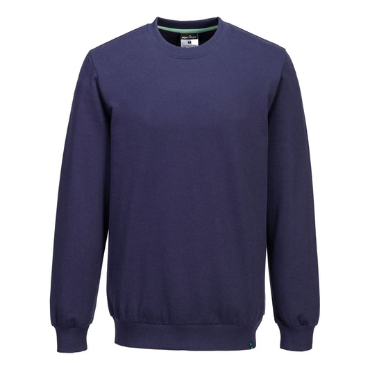 Portwest Planeet Sweatshirt EC300 organisch katoen recyclebaar marineblauw(NA)