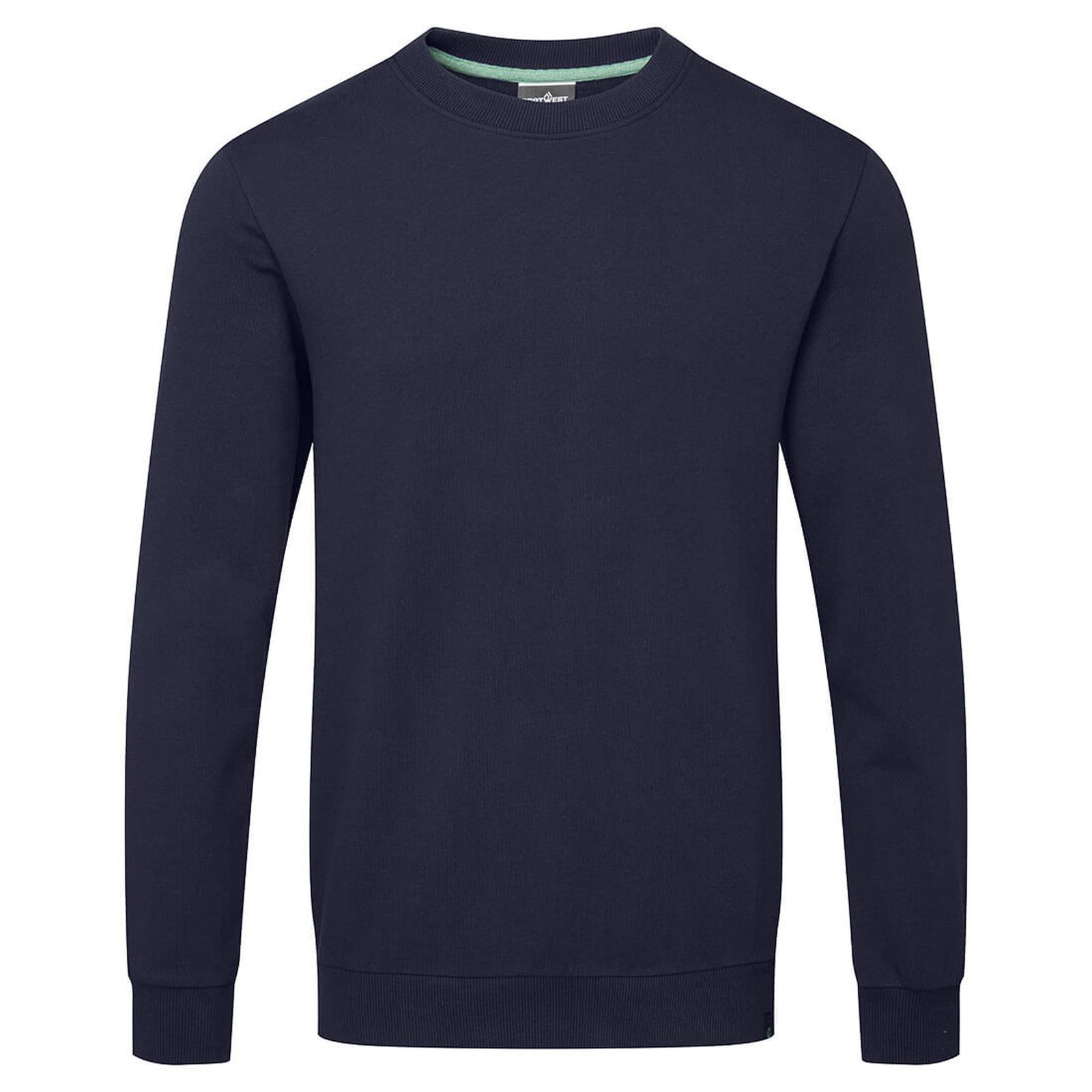 Portwest Planeet Sweatshirt EC300 organisch katoen recyclebaar marineblauw(NA)