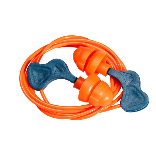 Portwest Gehoorbescherming Oor propjes Oordoppen EP23 Easy Fit TPR herbruikbaar koort (50 Paar) oranje(OR)