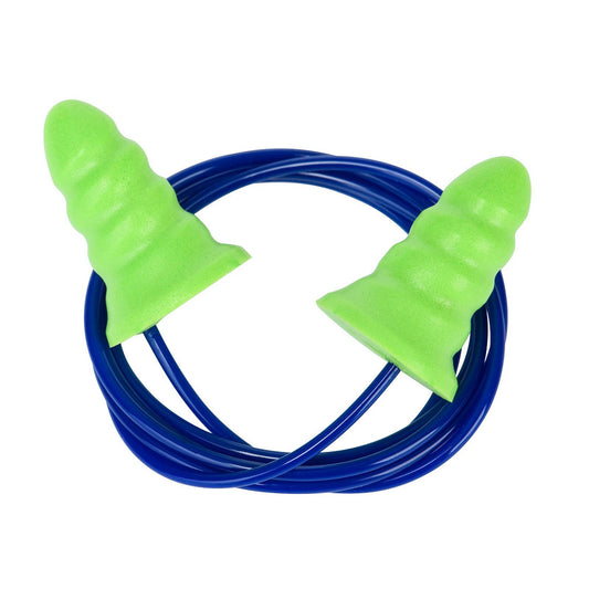 Portwest Gehoorbescherming PBM's Oordoppen EP27 Disposable PU Corded Low Attenuation (200 paar) groen(GN)