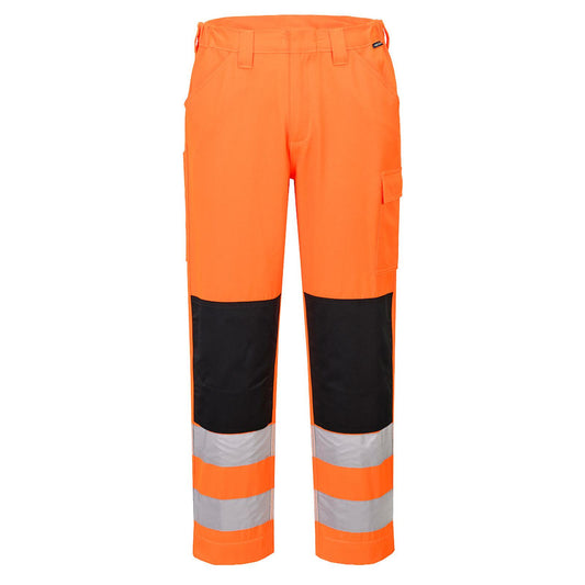 Portwest ES1 Essential Hoge zichtbaarheid Werkbroek ES046 Hi-Vis oranje(OR)