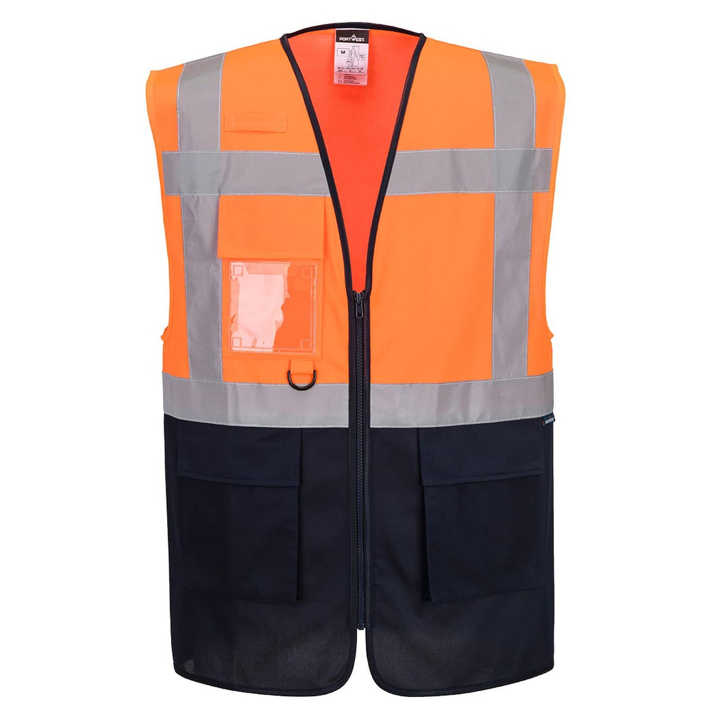 Portwest ES1 Essential Hoge zichtbaarheid Hesje ES076 Hi-Vis Contrast Executive oranje-marineblauw(ON)