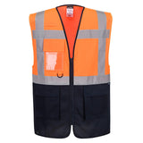Portwest ES1 Essential Hoge zichtbaarheid Hesje ES076 Hi-Vis Contrast Executive oranje-marineblauw(ON)