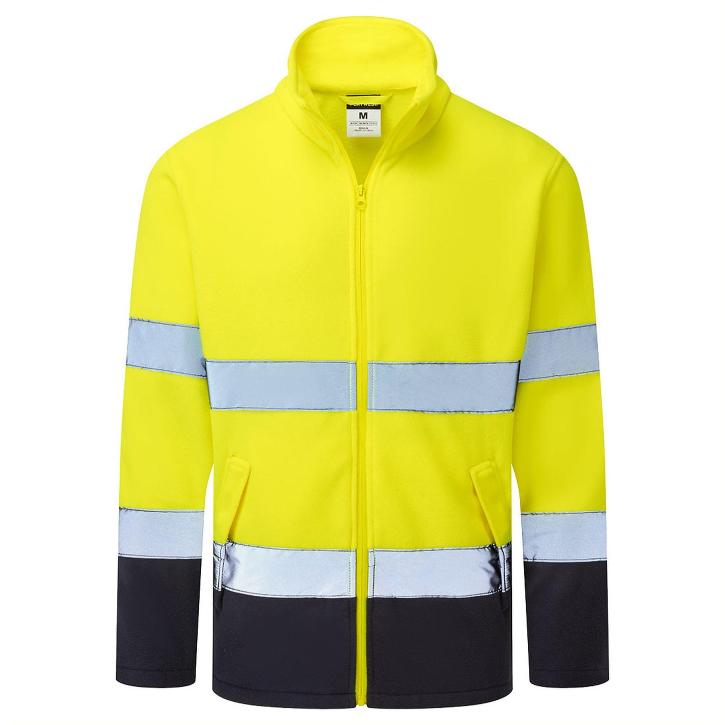 Portwest ES1 Essential Hoge zichtbaarheid Vest ES251 Hi-Vis Contrast Fleece geel-marineblauw(YN)
