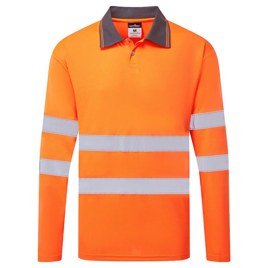 Portwest ES1 Essential Hoge zichtbaarheid Polo Shirt ES277 Hi-Vis L/M oranje(OR)