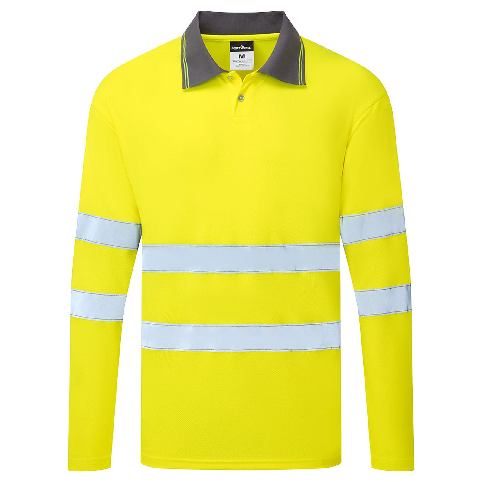 Portwest ES1 Essential Hoge zichtbaarheid Polo Shirt ES277 Hi-Vis L/M geel(YE)