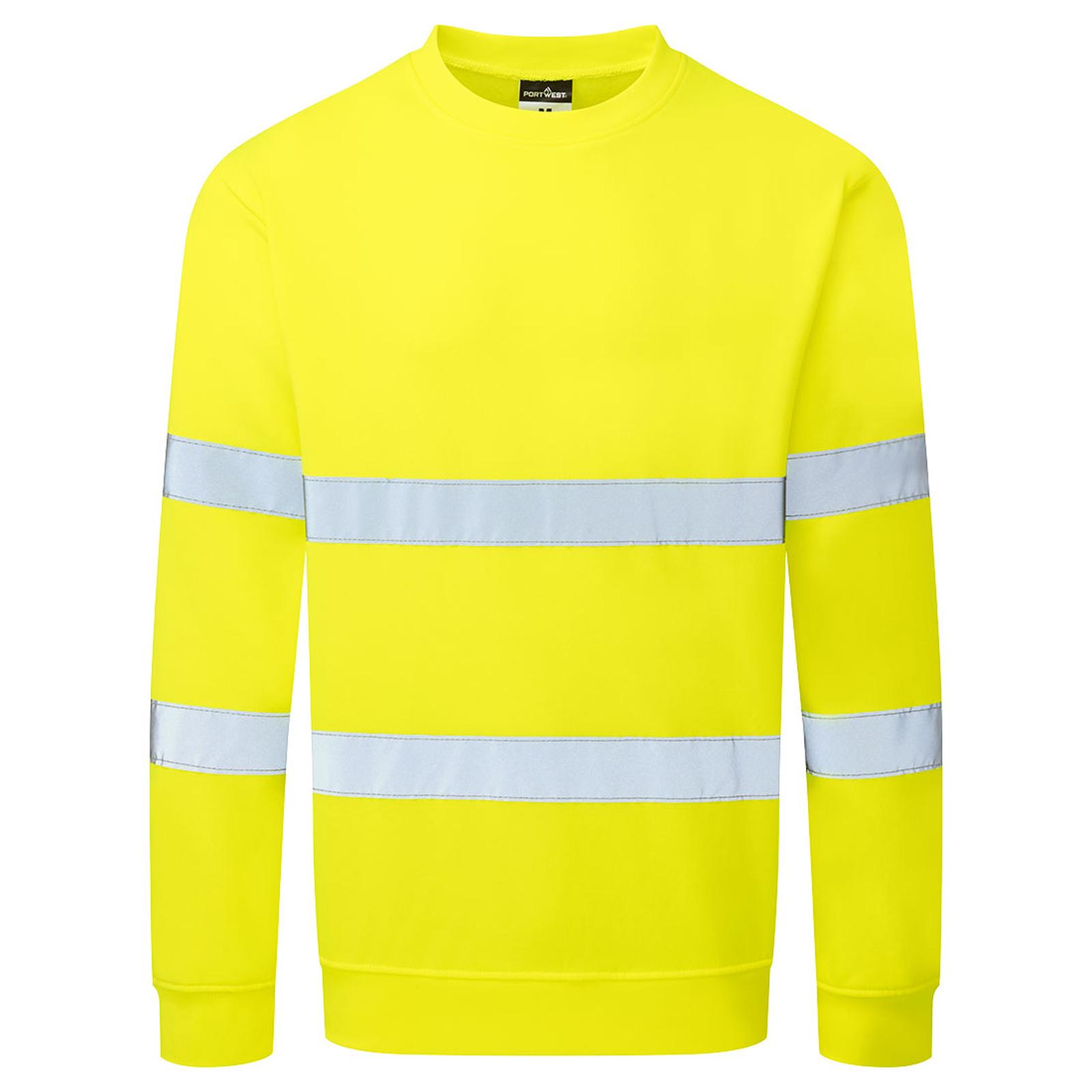 Portwest ES1 Essential Hoge zichtbaarheid Sweatshirt ES303 Hi-Vis geel(YE)
