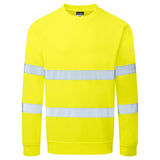 Portwest ES1 Essential Hoge zichtbaarheid Sweatshirt ES303 Hi-Vis geel(YE)