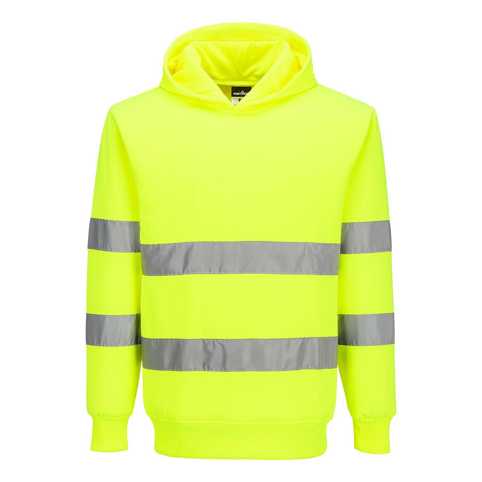 Portwest ES1 Essential Hoge zichtbaarheid Sweatshirt ES304 Hi-Vis Capuchon geel(YE)