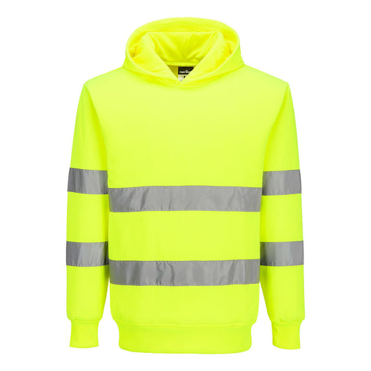 Portwest ES1 Essential Hoge zichtbaarheid Sweatshirt ES304 Hi-Vis Capuchon geel(YE)