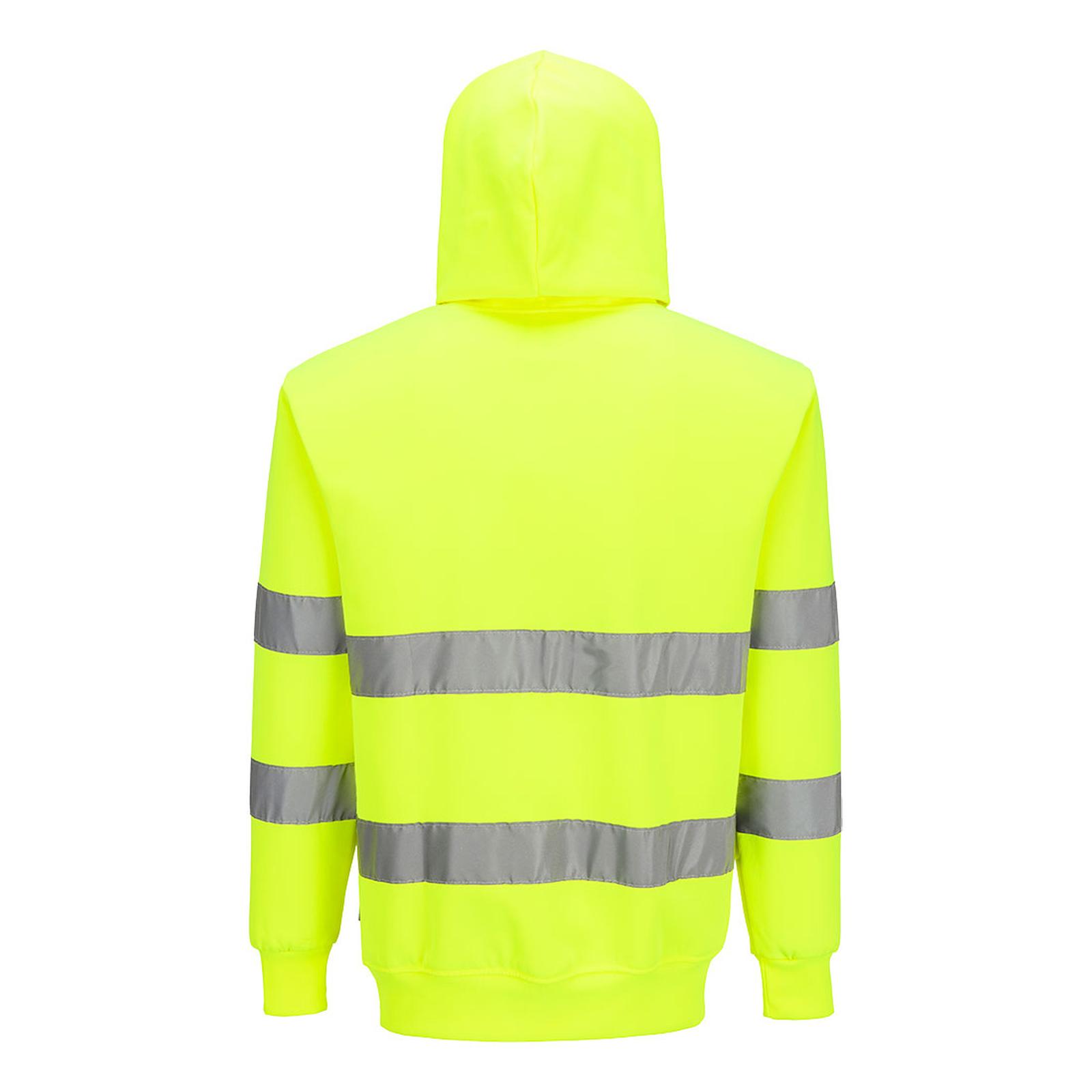 Portwest ES1 Essential Hoge zichtbaarheid Sweatshirt ES304 Hi-Vis Capuchon geel(YE)