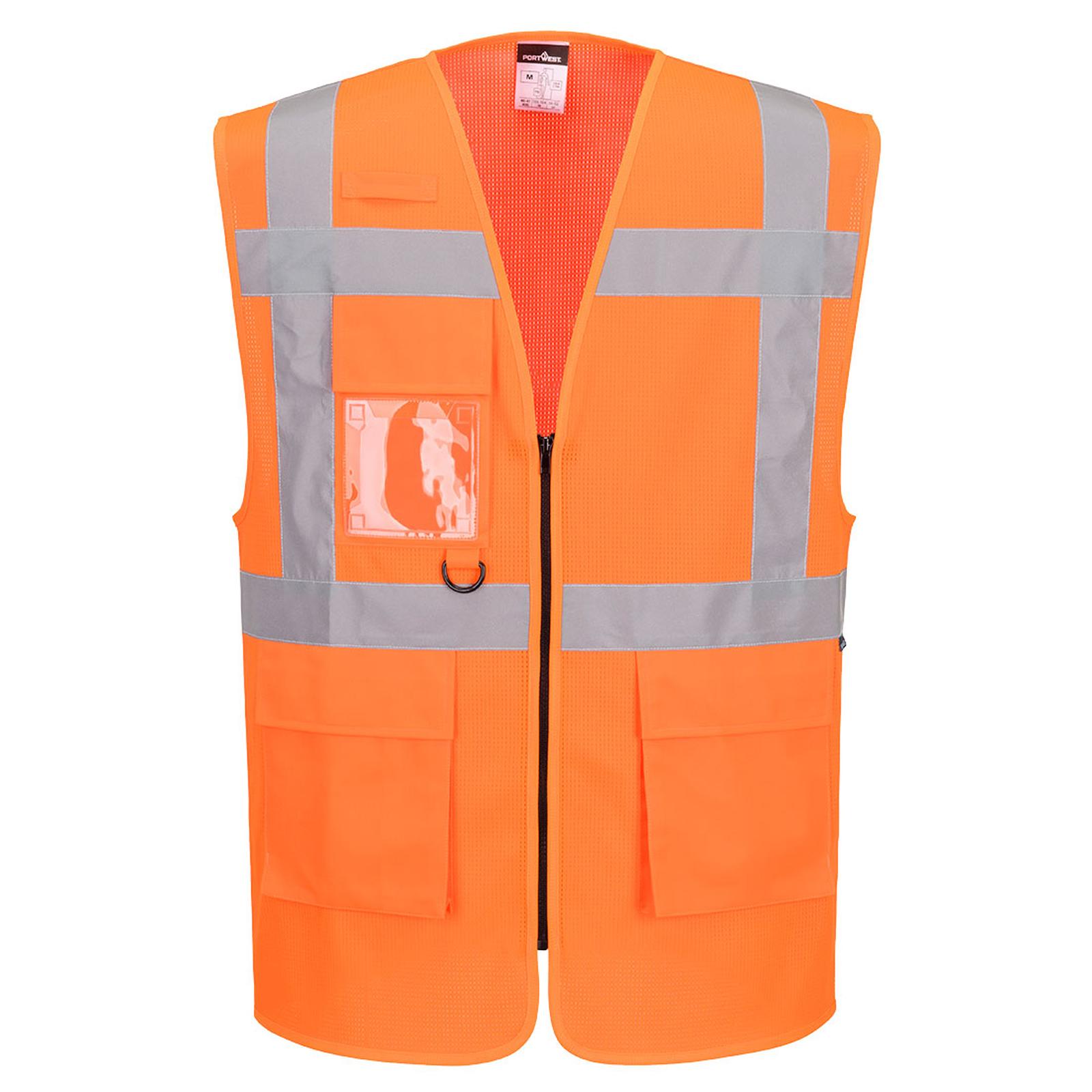 Portwest ES1 Essential Hoge zichtbaarheid Hesje ES376 Hi-Vis Mesh Executive oranje(OR)